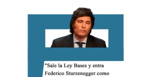 Javier Milei: «Sale la Ley Bases y entra Federico Sturzenegger como ministro» Sturzenegger