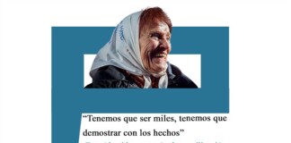 Taty Almeida: «Tenemos que ser miles, tenemos que demostrar con los hechos» Taty Almeida