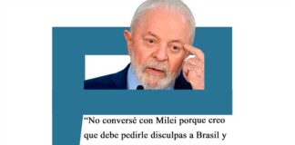 Lula: «No conversé con Milei porque creo que debe pedirle disculpas a Brasil y a mí. Dijo muchas estupideses». Lula
