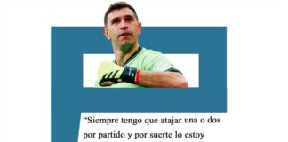 Dibu Martínez: «Siempre tengo que atajar una o dos por partido y por suerte lo estoy haciendo» Dibu