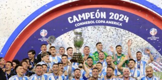 Argentina gritó bicampeón de América en una final en la que perdió a Messi por lesión pero despidió a Di María con una sonrisa