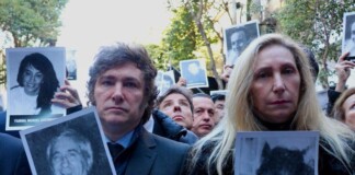 AMIA: Milei, junto a su hermana y parte del gabinete, asistió al acto organizado por la dirigencia judía