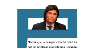 Milei: «Decir que la desaparición de Loan es por las políticas que estamos llevando adelante nosotros, es mentiroso y miserable» Milei
