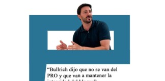 Martín Yeza: «Bullrich dijo que no se van del PRO y que van a mantener la integridad del bloque» Yeza