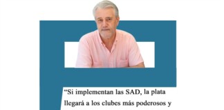 Alejandro Fabbri: «Si implementan las SAD, la plata llegará a los clubes más poderosos y se ampliará la diferencia» Fabbri