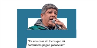 Pablo Moyano: «Es una cosa de locos que un barrendero pague ganancias» Moyano