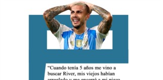 Paredes: «Cuando tenía 5 años me vino a buscar River, mis viejos habían arreglado y me encerré a mi pieza a llorar. A los 6 meses llegó Boca» Paredes