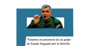 Vladimir Padrino López: «Estamos en presencia de un golpe de Estado fraguado por la derecha extremista»