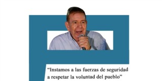 Edmundo González: «Instamos a las fuerzas de seguridad a respetar la voluntad del pueblo» Edmundo González