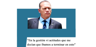 Sergio Berni: «En la gestión vi actitudes que me decían que íbamos a terminar en esto»
