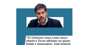 Carlos Bianco: «El Gobierno tiene como único objetivo llevar adelante un ajuste brutal e innecesario. Esta historia la conocemos y no tiene final feliz»