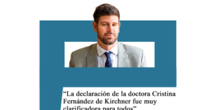 Marcos Aldazabal, abogado de CFK: «La declaración de la doctora Cristina Fernández de Kirchner fue muy clarificadora para todos»