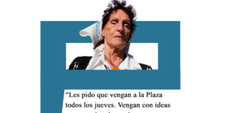 Elia Espen: «Les pido que vengan a la Plaza todos los jueves. Vengan con ideas para ver si podemos levantar esto que se vino todo abajo»