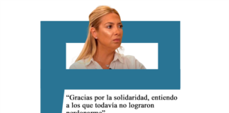 Fabiola Yañez: «Gracias por la solidaridad, entiendo a los que todavía no lograron perdonarme» Yañez