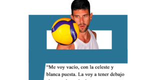 Facundo Conte: «Me voy vacío, con la celeste y blanca puesta. La voy a tener debajo siempre de cualquier cosa que me ponga»