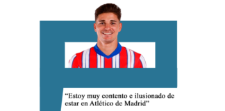 Julián Álvarez: «Estoy muy contento e ilusionado de estar en Atlético de Madrid» álvarez
