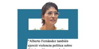 Mayra Mendoza: «Alberto Fernández también ejerció violencia política sobre Cristina, dijo que estaba loca y no lo dejaba gobernar» Alberto Fernández