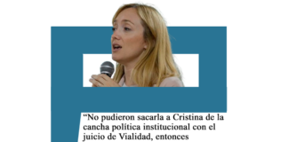 Anabel Fernández Sagasti: «No pudieron sacarla a Cristina de la cancha política institucional con el juicio de Vialidad, entonces intentaron eliminarla físicamente»