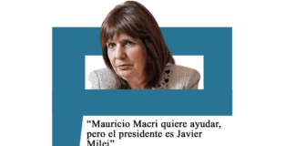 Patricia Bullrich: «Macri quiere ayudar, pero el presidente es Javier Milei»