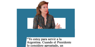 Diana Mondino: «Yo estoy para servir a la Argentina. Cuando el Presidente lo considere apropiado, un minuto antes, voy a presentar la renuncia sin ningún tipo de problema»