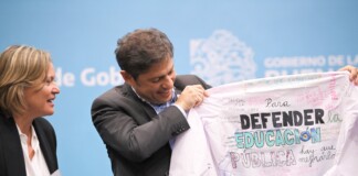 Kicillof anunció un proyecto para establecer la obligatoriedad de la educación desde los tres años