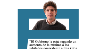 Martin Lousteau: «El Gobierno le está negando un aumento de la mínima a los jubilados equivalente a tres kilos de carne picada al mes»