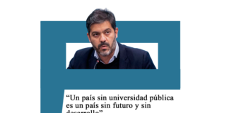 Carlos Bianco: «Un país sin universidad pública es un país sin futuro y sin desarrollo»
