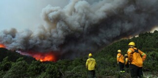 Sigue activo el incendio forestal al sur de Bariloche y afectó casi 3.500 hectáreas
