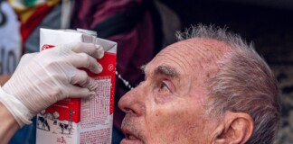 Represión, heridos y detenidos en la marcha de jubilados frente al Congreso
