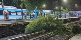 Temporal en el AMBA: alerta amarilla, cortes de luz y destrozos