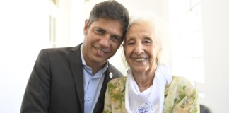 Kicillof y Estela de Carlotto inauguraron la puesta en valor de un espacio para la memoria