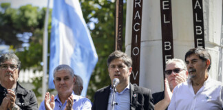 Kicillof encabezó un acto en homenaje a excombatientes de Malvinas