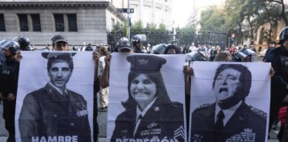 Las imágenes de una nueva represión del Gobierno de Milei a los jubilados