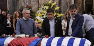 Kicillof asistió en Montevideo al funeral del «Pepe» Mujica