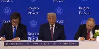 Con la presencia de Milei, se lanzó el Consejo de Paz impulsado por Trump