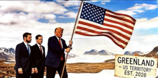 Trump publicó una imagen de su “conquista” de Groenlandia y amenaza con aranceles a Europa