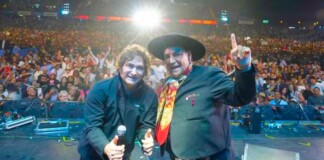 Milei asistió al Jesús María y cantó con el “Chaqueño” Palavecino: ¿Quién financió el festival?
