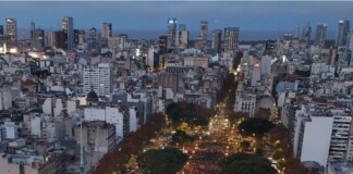 La marcha masiva por Ni Una Menos